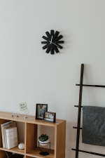 Часы настенные ribbon, D30,5 см, черныe