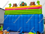 Коммерческий батут "Мишки и дети", размер 10*6*5 м
