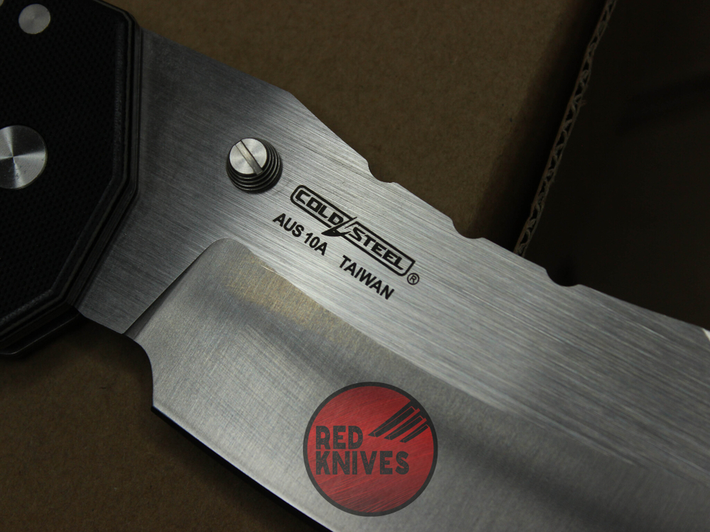 Нож Cold Steel Myhem - рукоять G10, черные полосы, клинок сатин