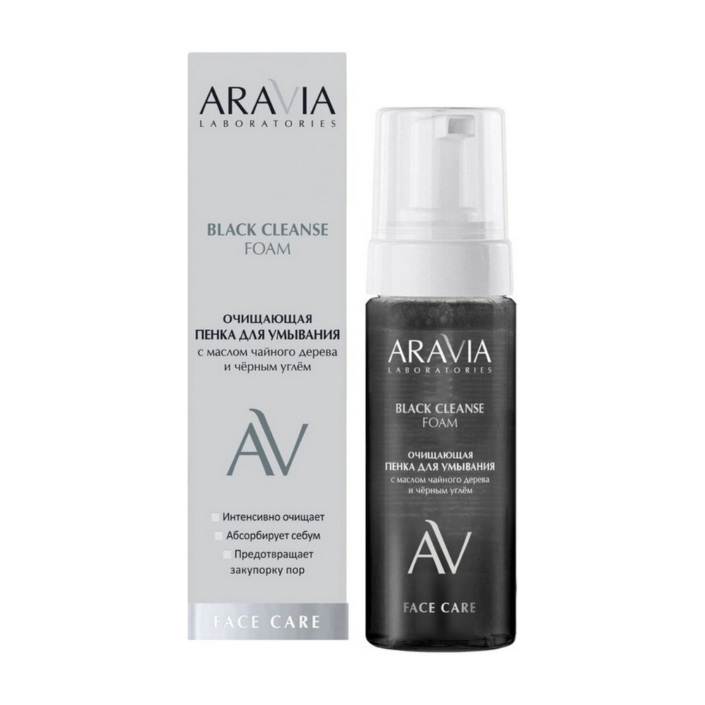 Пенка для умывания ARAVIA с маслом чайного дерева 150 мл
