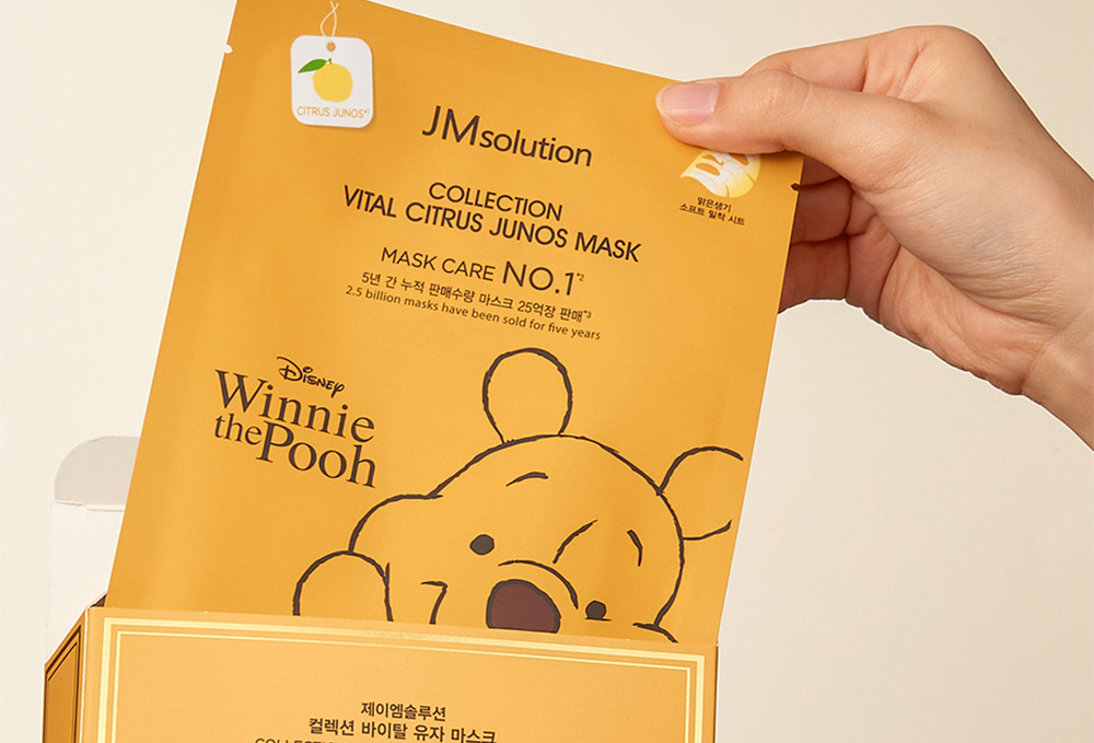JMSOLUTION Тканевая маска с антиоксидантным эффектом С ЭКСТРАКТОМ ЮДЗУ Collection Vital Citrus Junos Mask (30 мл)
