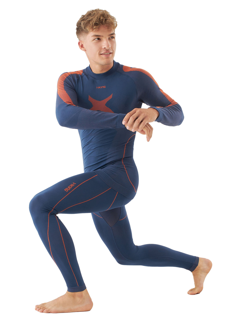 Комплект термобелья VIKING Primeone Man Set Navy/Orange (US:M)