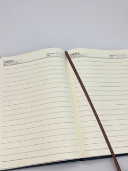 Блокнот 112 л. В5 25*17,5 см лин. сине-серый (7674-15)