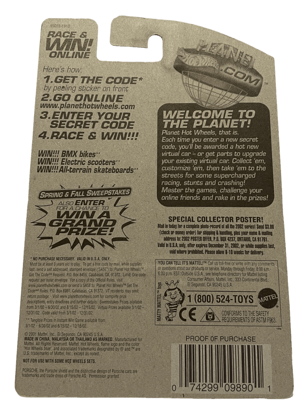 Hot Wheels Porsche 959 (2002)