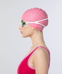 Шапочка для плавания Nuance Pink, силикон