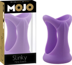 Стимулирующая силиконовая насадка на пенис Mojo Slinky (Цвет: фиолетовый)