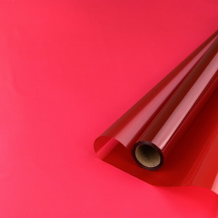 Пленка "Хрусталь" 58см*10м КРАСНЫЙ