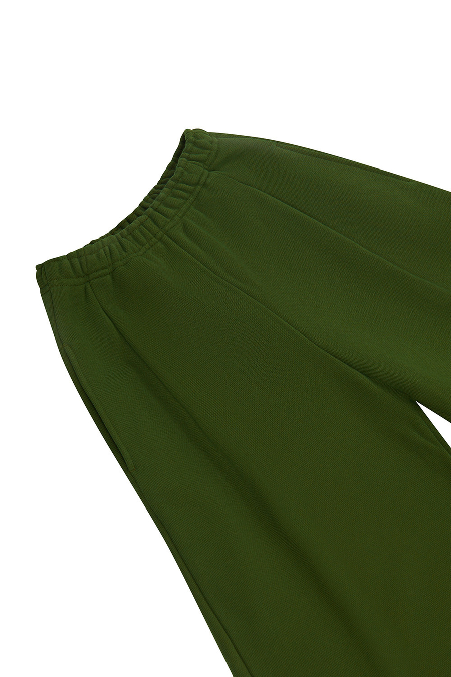 Штаны бананы с защипами Тёмно-зелёный