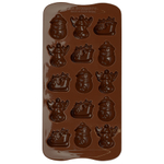 Форма для приготовления конфет choco winter силиконовая
