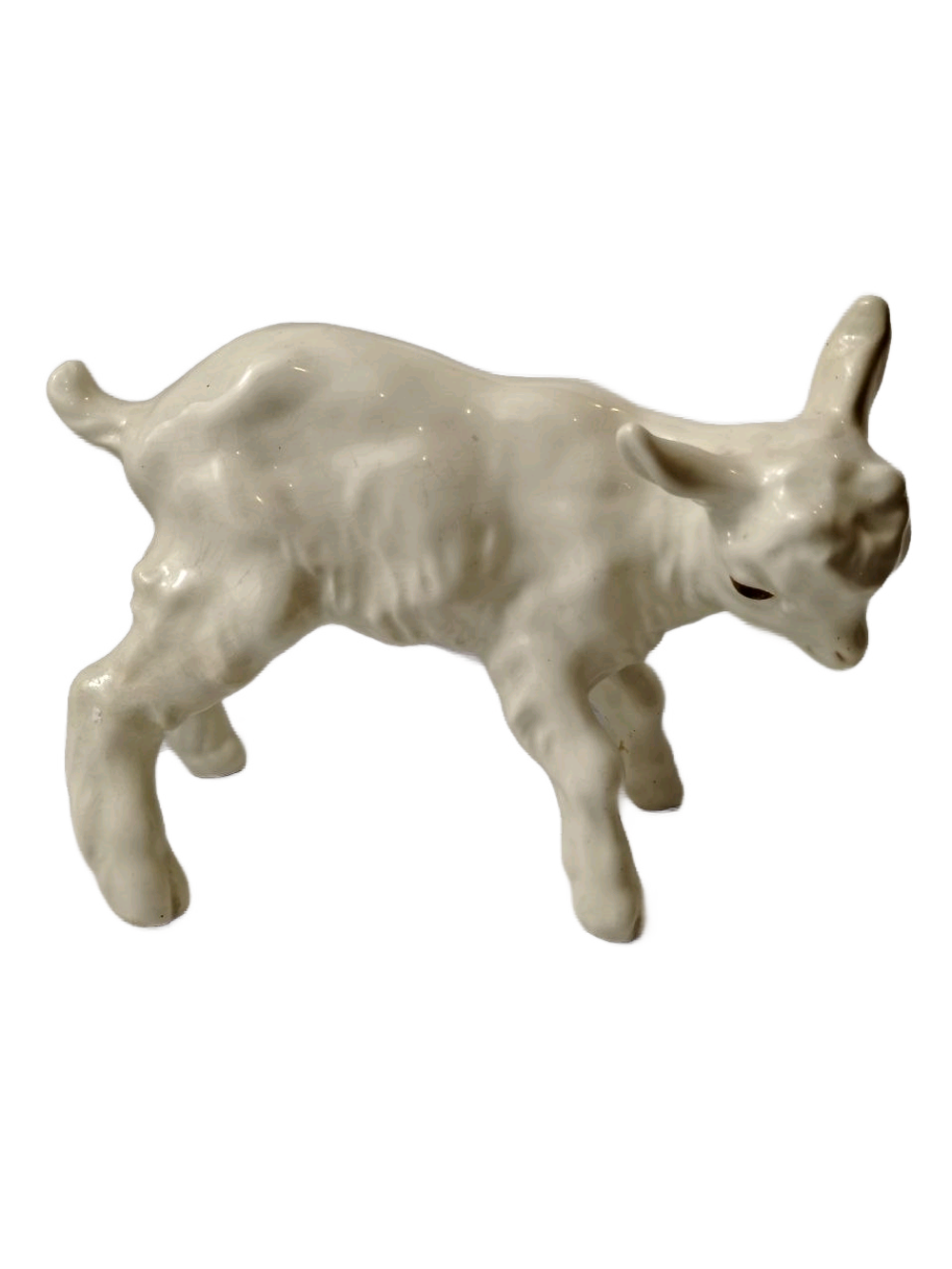 Фаянсовая статуэтка "Козленок" (ЗиК Конаково), 1952-1962 гг.