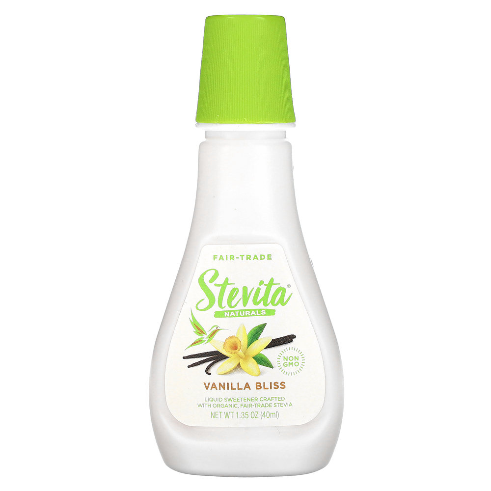 Stevita, Naturals, Drops, капли, ваниль, 40 мл (1,35 жидк. унции)