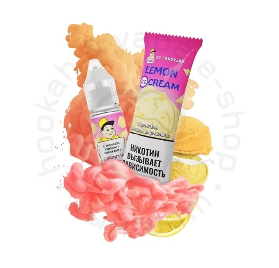 Жидкость CandyMan с ароматом &quot;Lemon Ice Cream&quot; (Лимонное мороженое), 10мл, 15мг