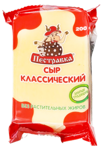 СЫР КЛАССИЧЕСКИЙ 45% 200ГР ПЕСТРАВКА