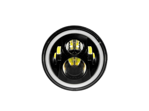 Фара светодиодная дополнительная + поворотник 25-35W, 12-24V, 2500-6000K, дальний, ближний (МАЯК)