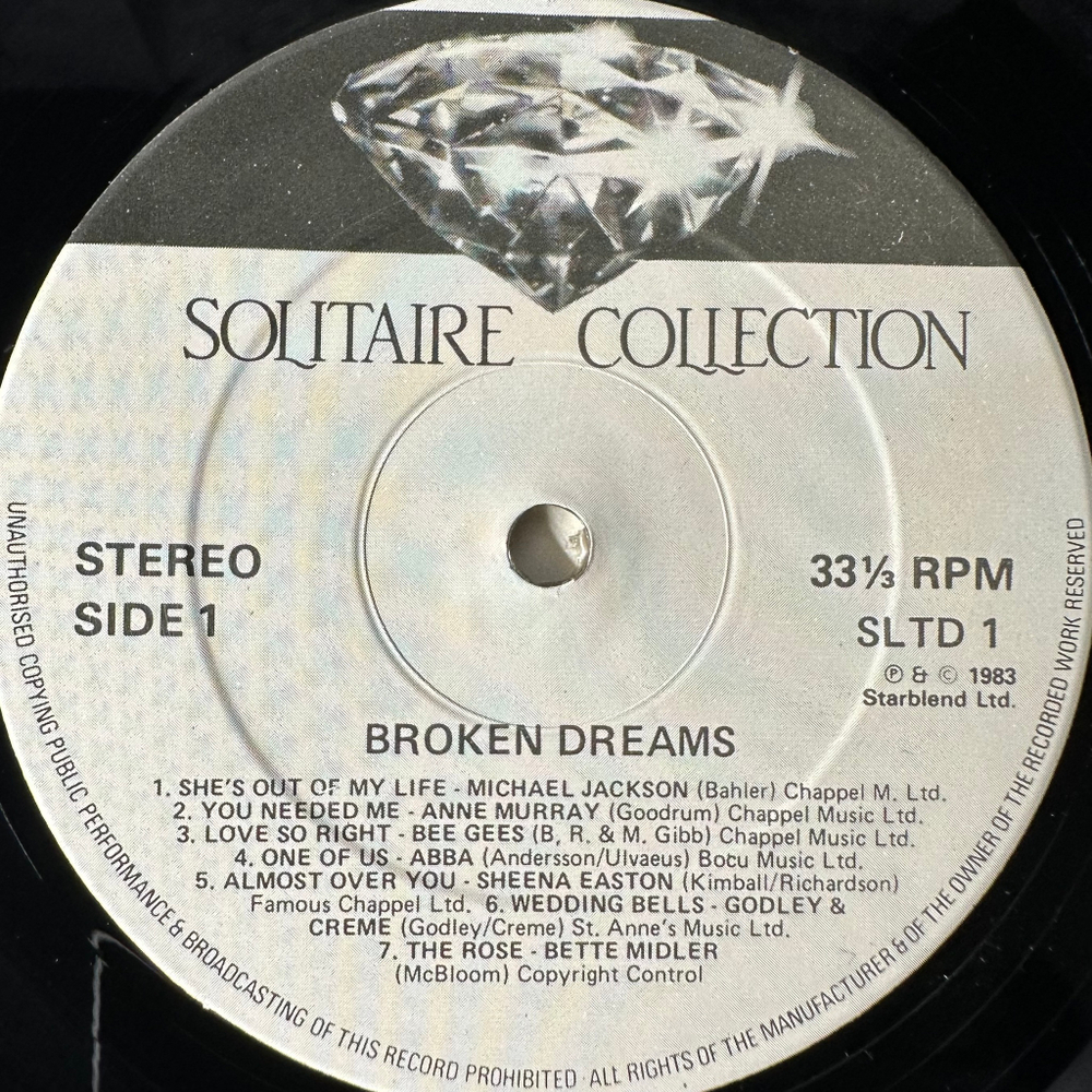 Сборник Broken Dreams 2LP (Англия 1984г.)