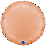 Шар фольгированный Круг 45 см (Коралловый)