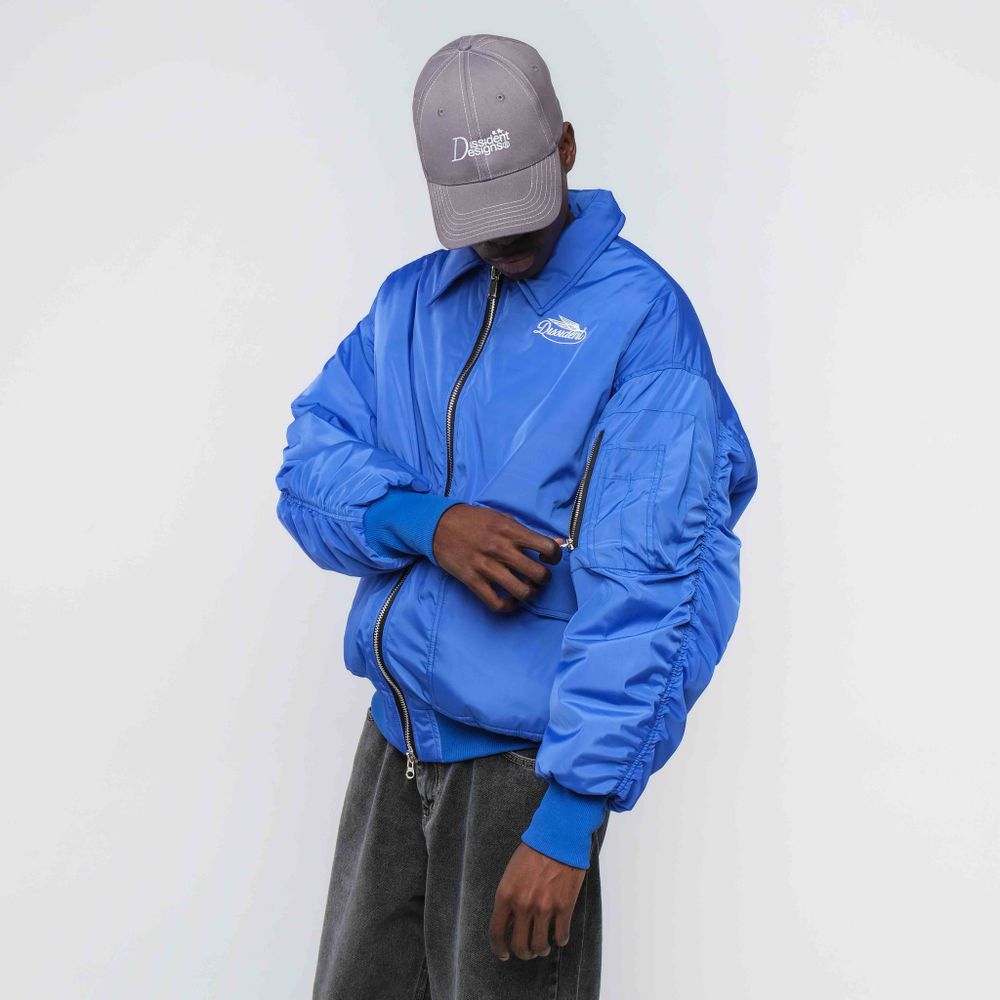 Бомбер Dissident Utopie синий