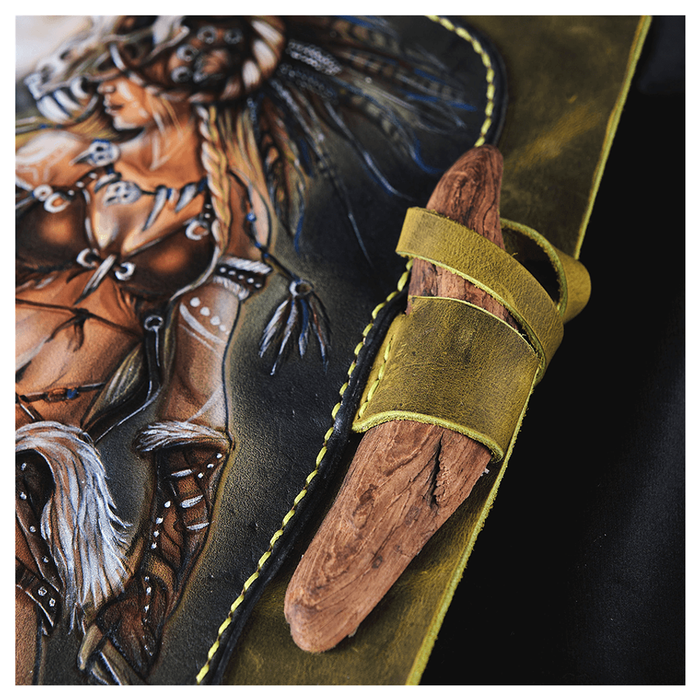 Кожаный ежедневник «Шаманка»