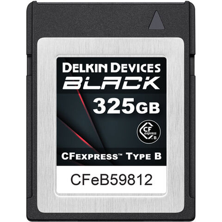 Карта памяти Delkin Devices Black CFexpress Type B 325GB, R/W 1725/1530 МБ/с
