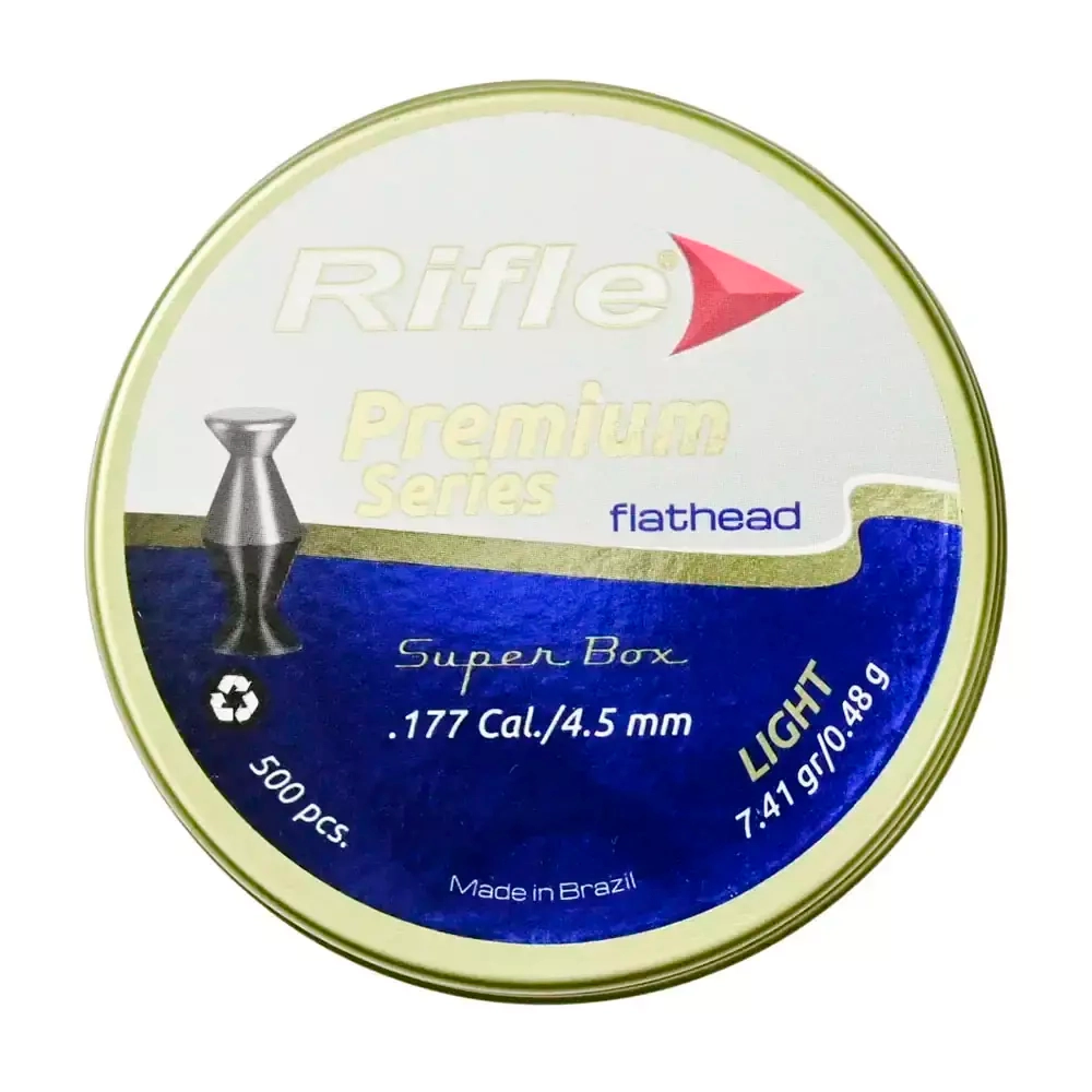 Пули RIFLE Premium Series Flathead Light 4,49 мм, 0.48 гр, 500 шт