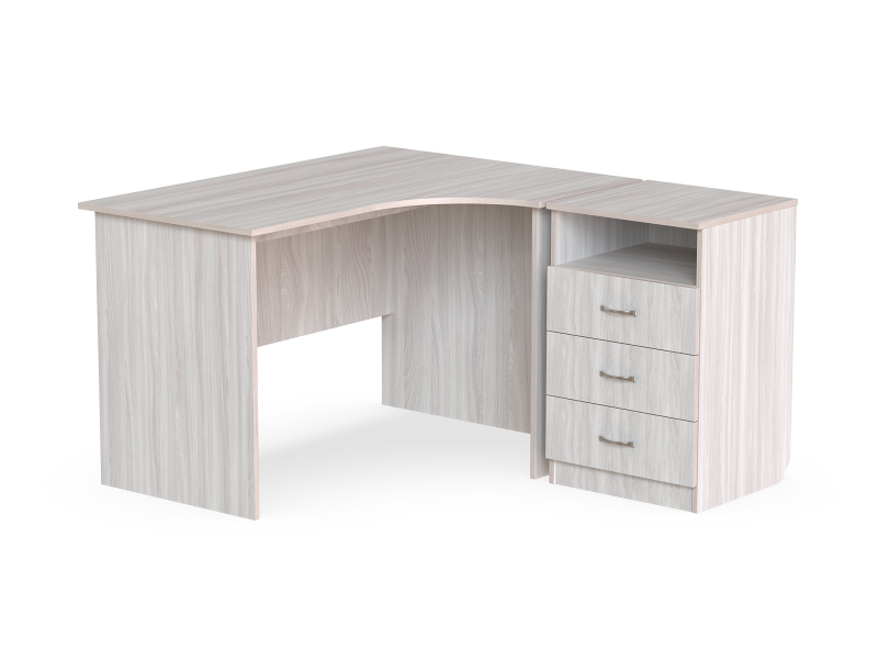 Тумба приставная к эргономичному столу