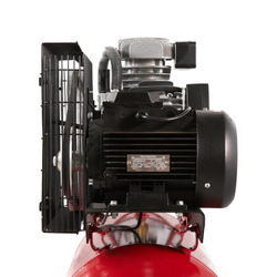 Компрессор ROSSVIK СБ4/С-200.LB40, 580 л/мин, 10 бар, ресивер 200 л, 380 В/3 кВт, красный