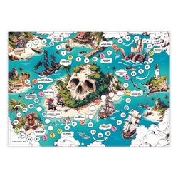 Игра-ходилка А5. Пираты. Бухта сокровищ., изд.: Гео-дом