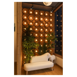 PU Block panel Red Круги