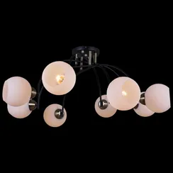 Люстра потолочная ILLUMICO E27 IL0250-8CSQ-79 BK AB