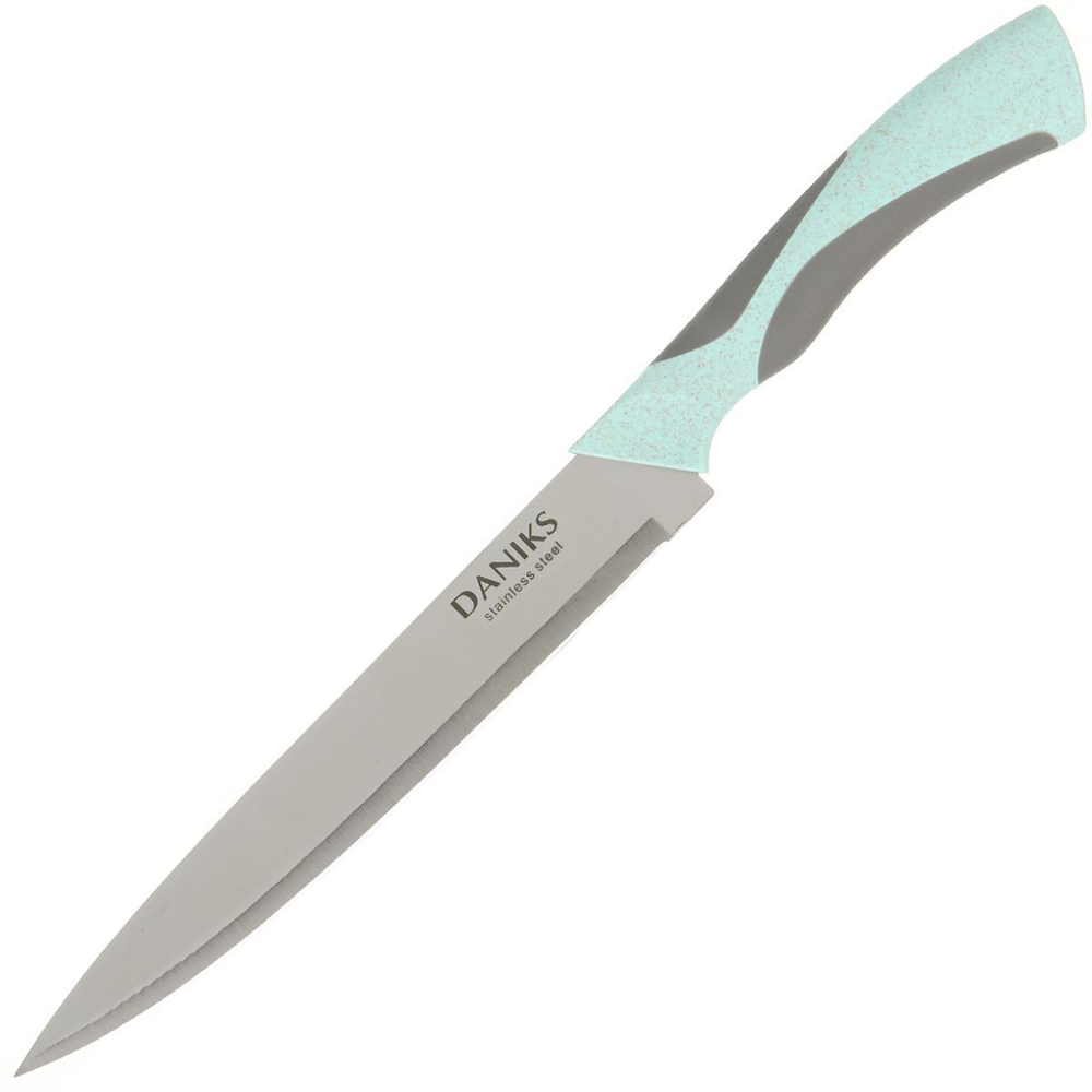 Набор ножей 5 пр, 20;20;12.5;9 см, нерж сталь, рук пласт, с подст, пласт, Daniks, Gusto, YW-A377B