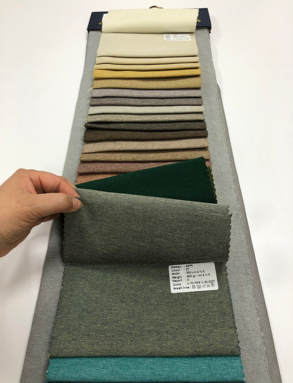 Портьерная ткань лен Megara арт. 6699