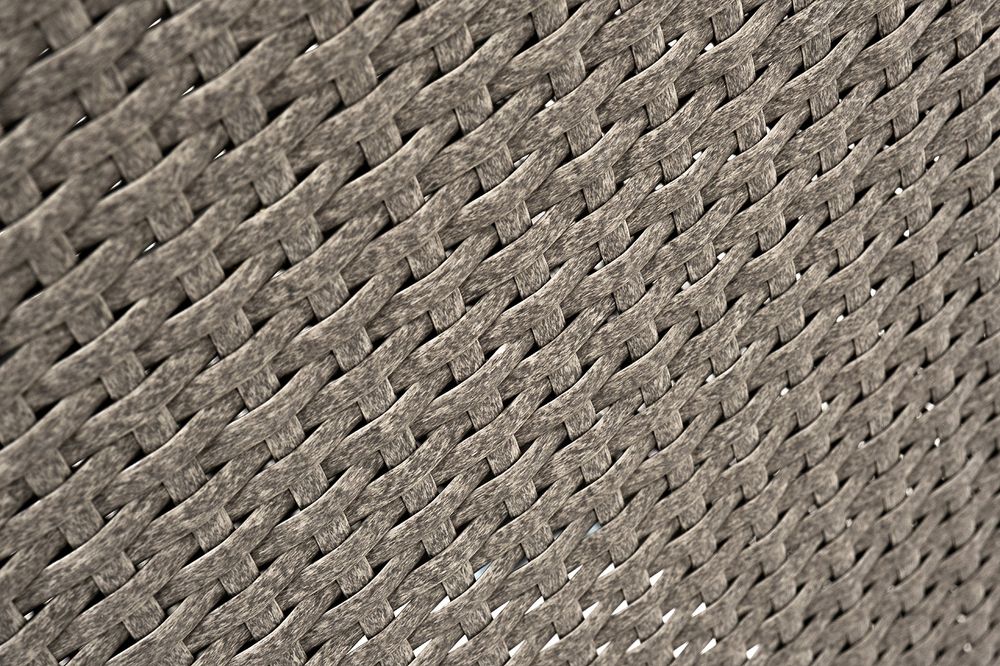 "Капучино" кашпо для цветов плетеное из искусственного ротанга, цвет бежевый