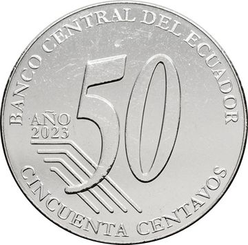 50 сентаво 2023 Эквадор «Исторические личности Эквадора - Матильда Идальго де Просель»