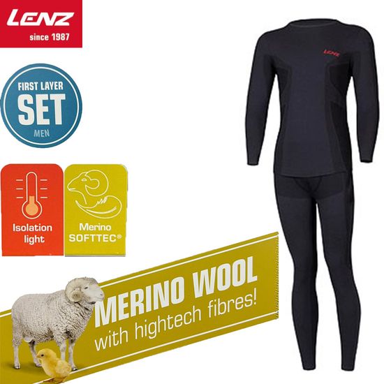 Термо бельё женское LENZ - set of merino 24/25