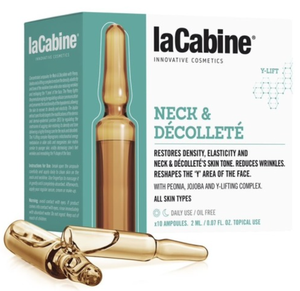 LA CABINE - NECK & DECOLLETE AMPOULES концентрированная сыворотка в ампулах для области шеи и декольте 10х2мл