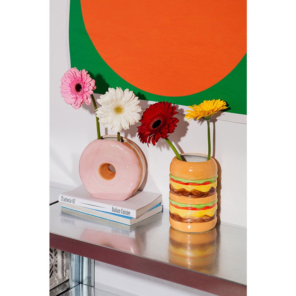 Ваза для цветов Fast Food, Donut, 16 см