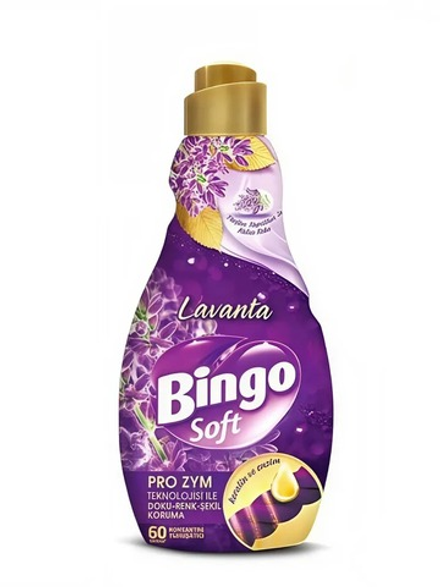 BINGO КОНДИЦИОНЕР Д/БЕЛЬЯ КОНЦЕНТРАТ ЛАВАНДА SOFT LAVANDER 1440 МЛ*9