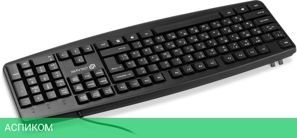 Клавиатура Oklick 105M USB черный