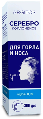 Argitos Коллоидное серебро спрей д/мест. прим. фл., 40 мл