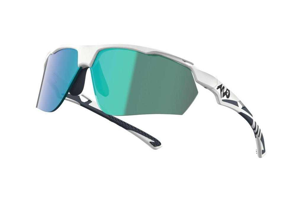 Спортивные очки 720armour Orca / Matte White / HC Violet Green/ Cylinder Lens