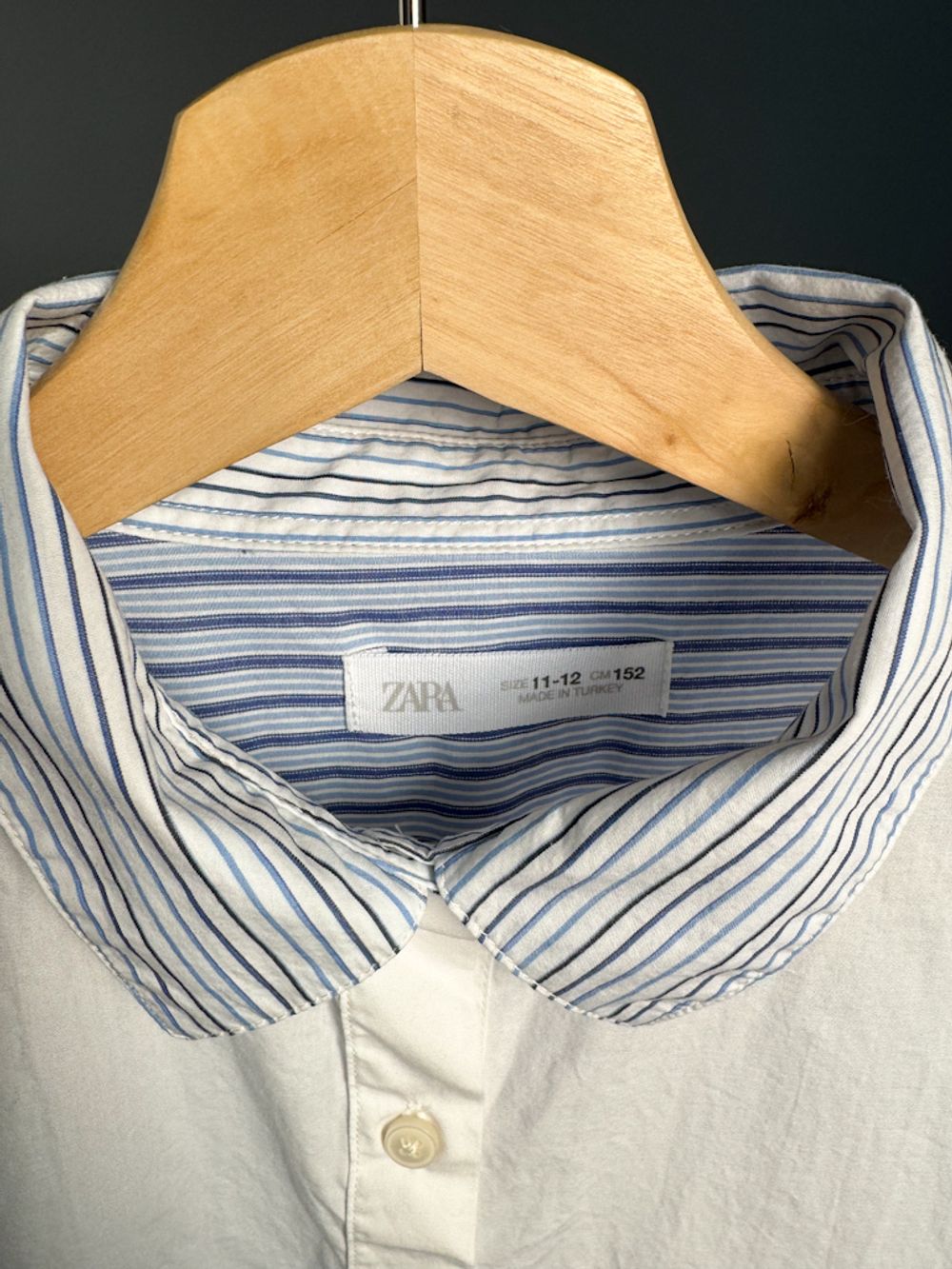 Хлопковая рубашка Zara, 152