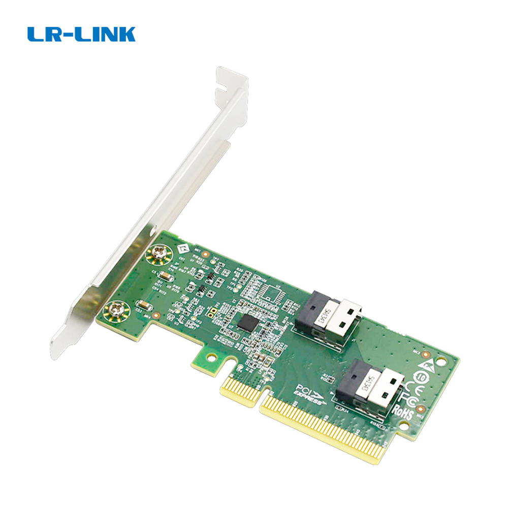 Адаптер расширения LR-LINK LRNV9F12 2x SlimSAS SFF-8654 PCIe 4.0 x8