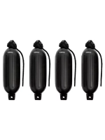 Комплект кранецев (4 шт) с шнурами Kimpex 584х165, черный