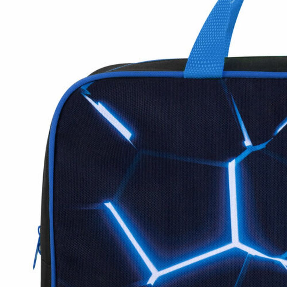 Папка на молнии с ручками BRAUBERG А4, 1 отделение, полиэстер, 80 мм, "Digital lava", 272182