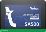 SSD диск Netac SATA III 256Gb SA500 (NT01SA500-256-S3X)