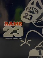 Мужские трусы боксеры белые с принтом, хлопок M/46-48, Primal