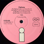 Free ‎– Highway (Германия 1970г.)