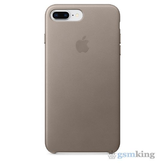 Apple Leather Case iPhone 8/7 Plus Taupe (Платиново-серый)
