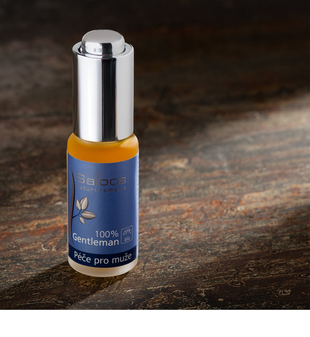 Saloos Men's Care 100% Gentleman - омолаживающее масло для лица для мужчин /   20  ml  / GTIN 8594031326809