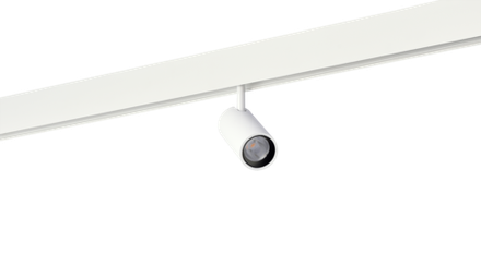 Светодиодный светильник Alpha для SPACE Track system 10Вт, D45xL100 мм, 865Лм, 36°, 4000К, недиммируемый, Ra>90, белый, черный отражатель и задняя крышка